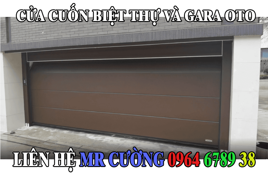 Cửa cuốn sang trọng màu đẹp cho Biệt Thự